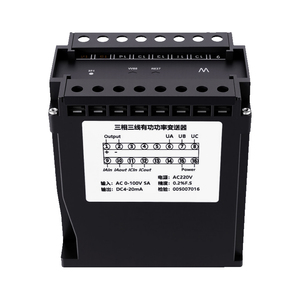 Transductor de Potencia Modbus, Transductor de Corriente Alterna, Transductor de kW, Sensor de Energía 4-20mA, Sensor de Electricidad, Factor de Potencia, RS485, IoT - Product Image 6