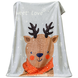 Manta de Lana Tejida para Niños, Otoño <span class=keywords><strong>Invierno</strong></span>, Doble Capa, Gruesa, Suave al Tacto, Diseño de Nubes y Animales para Bebés - Product Image 5