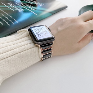 <span class=keywords><strong>Correa</strong></span> de Cerámica de Lujo para Reloj <span class=keywords><strong>Apple</strong></span>, Brazalete Metálico Ejecutivo para las Series 11, 10, 9, 8, 7, 49mm, 45mm, 46mm - Product Image 4