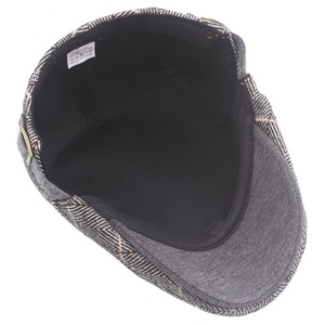 Vente en gros de chapeau béret en tweed tendance réglable deux tissus à carreaux haut plat casquette de lierre chapeau Gatsby pour hommes - Product Image 6