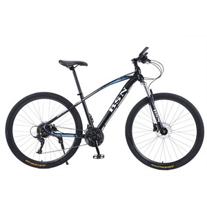 Vélo de montagne 29 pouces avec fourche à suspension, freins hydrauliques, vélo tout-terrain unisexe pour adultes, jantes en alliage d'aluminium - Product Image 2