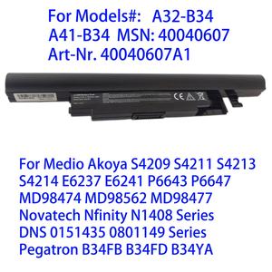 Batería de ordenador portátil de calidad para Medion <span class=keywords><strong>Novatech</strong></span> Nfinity N1408 Series DNS 0151435 0801149 Series 10,8 V 56WH - Product Image 2