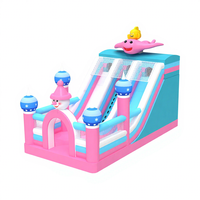 Superbe toboggan gonflable WOLONG en PVC pour enfants, idéal pour l'intérieur et l'extérieur