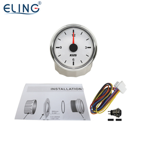 Kus Tự Động Đồng Hồ Biển Mét Đo Định Dạng 12 Giờ Với Đèn Nền Màu Đỏ 52Mm (2 ") 12V <span class=keywords><strong>24V</strong></span> Cho Xe Tải Xe Đua Tàu Van Phổ - Product Image 6