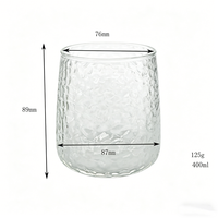 Tasses en verre borosilicate 400 ml pour thé, lait, jus, café – Vente en gros – Meilleures ventes