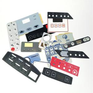 Fabricación de teclado capacitivo serigrafía en relieve botón interruptor de membrana teclado con ventana para electrodomésticos - Product Image 6