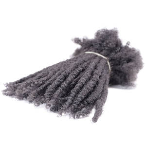 Extensiones <span class=keywords><strong>de</strong></span> Cabello Humano Natural Afro Rizado Jiffy Hair, Dreads Texturizadas con Puntas Irregulares - Product Image 5