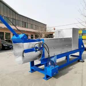 High Quality 1.5T/H Paper Pulp Fiber Dewater Machine/paper Pulp Screw Press Dehydrator