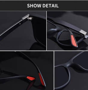 NOUVEAU DESIGN Lunettes <span class=keywords><strong>de</strong></span> <span class=keywords><strong>soleil</strong></span> polarisées ultra-légères Hommes Femmes Conduite Lunettes <span class=keywords><strong>de</strong></span> <span class=keywords><strong>soleil</strong></span> carrées Homme UV400 Gafas <span class=keywords><strong>De</strong></span> Sol - Product Image 6