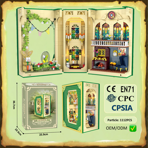 कैयी ईस्टर बनी चर्च बुक नुक किट बिल्डिंग ब्लॉक सेट आर्किटेक्चर मॉडल 3 डी बिल्डिंग ब्लॉक सेट 1112 पीसी ईस्टर सजावट - Product Image 6