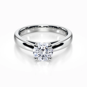 Anillo de Compromiso Clásico con Diamante Cultivado en Laboratorio SGARIT, Oro de 18K, 4g, 1ct, 2ct, 3ct, Corte Redondo, Certificado IGI, para Mujer - Product Image 1