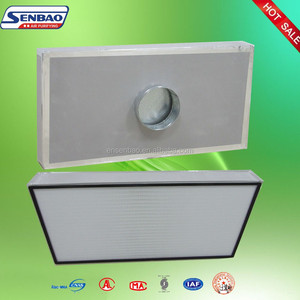 Module de filtre HEPA haute efficacité avec <span class=keywords><strong>collier</strong></span> de fixation pour alimentation en <span class=keywords><strong>air</strong></span> des systèmes CVC de salles blanches - Product Image 4