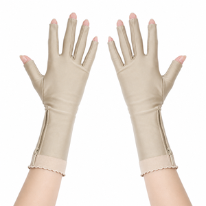 Gants <span class=keywords><strong>de</strong></span> compression thérapeutiques à doigts ouverts pour l'arthrite, l'œdème, le gonflement, le soulagement <span class=keywords><strong>de</strong></span> la douleur et le soutien des mains pour les activités quotidiennes - Product Image 5