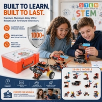 Kit de Entrenamiento Profesional 15 en 1 para Hogar Inteligente, Robot STEM con Estructura Metálica para Educación de Secundaria
