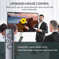 Télécommande de présentation PowerPoint sans fil N95s Pro avec pointeur laser intégré et câble USB pour bureau