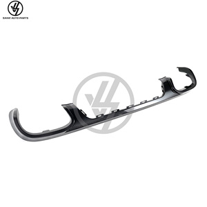 Kit carrosserie W223 2021-2014, mise à niveau S580 S680, lèvres de pare-chocs avant en fibre de carbone OEM pour Mercedes W223 Classe S MBH Bodykit - Product Image 2