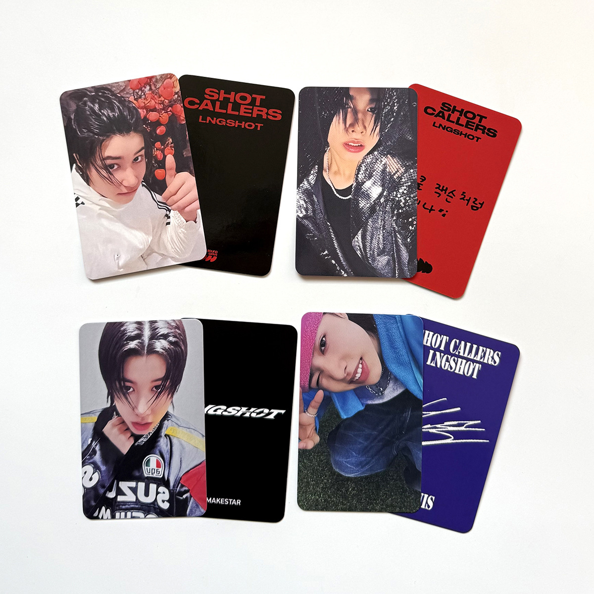 4Pcs/Set KPOP LNGSHOT SHOT CALLERS Album Personal Selfie