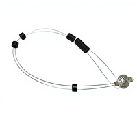 Vente en gros usine : Outils de pose d'extensions capillaires en acier inoxydable argenté, type anneaux nano, pour enfilage et tirage, 21 cm, durables, polyvalents, professionnels