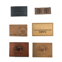 Étiquette en cuir personnalisée, patch, logo en relief, étiquettes en PU avec logo métallique pour jeans, vêtements