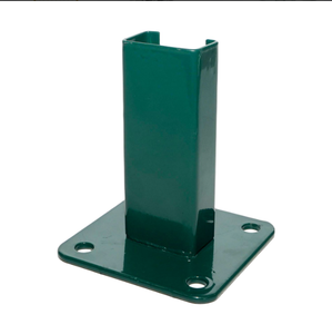 Accessoires de clôture en fer résistants aux intempéries, écologiques, avec revêtement en poudre antirouille : supports, embouts de <span class=keywords><strong>base</strong></span>, quincaillerie <span class=keywords><strong>pour</strong></span> clôture extérieure - Product Image 1