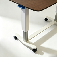 Table de lit réglable en hauteur en bois pour hôpital, marque RA, modèle RA-Z01, garantie 1 an