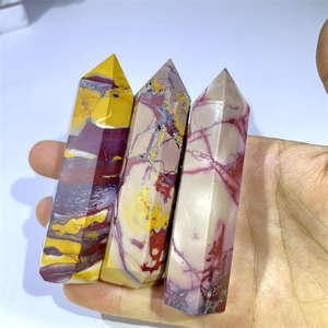 Vente en gros de cristaux de jaspe Mookaite naturels, pierres précieuses énergétiques Reiki pour la méditation et la décoration de la maison - Product Image 4