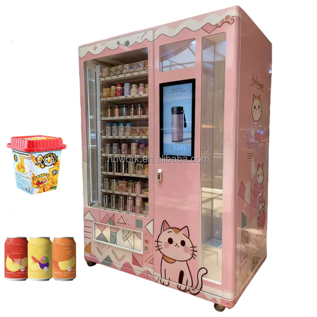 YISO Factory Direct Sales Commercial Intelligent Vending Machines Beverage Snack Vending Machines School Community Station