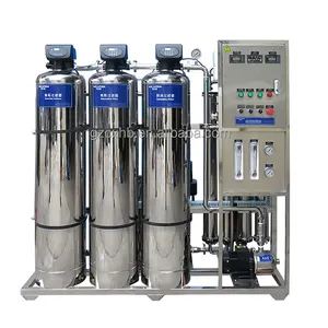 Machines automatiques de filtre de traitement d'eau de système de purification d'eau d'osmose d'inversion d'acier inoxydable