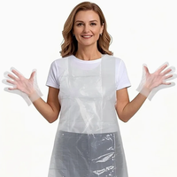 Tablier en plastique imperméable pour le travail médical, hospitalier et industriel