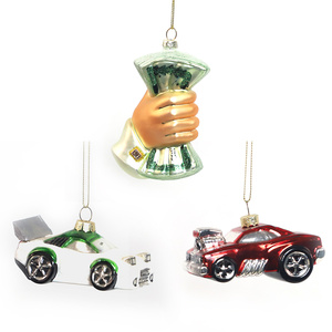 Palline di <span class=keywords><strong>Vetro</strong></span> Soffiato Personalizzate per Regalo, 3 Assortiti, Cupcake Natalizi Fatti in Casa, Decorazioni per <span class=keywords><strong>Albero</strong></span> di <span class=keywords><strong>Natale</strong></span>, Ornamenti all'Ingrosso - Product Image 5