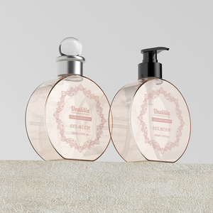 Chai nhựa PETG hình bầu dục 300ml 10oz có nắp, dùng đựng nước tẩy trang, sữa dưỡng thể, serum dưỡng da, bao bì mỹ phẩm tùy chỉnh - Product Image 4