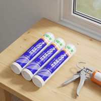 Adhésif structurel en silicone neutre, scellant imperméable résistant aux intempéries, colle résistante aux intempéries pour panneaux muraux, verre et céramique