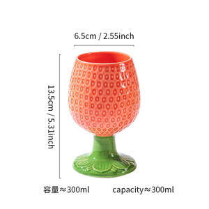 Copas de Vino y Tazas de Café de Cerámica Creativas - Gran Capacidad, Diseño Nórdico Portátil, Aptas para Vino/Café/Leche/Jugo, en Stock - Product Image 6