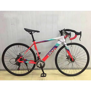 Vélo <span class=keywords><strong>de</strong></span> <span class=keywords><strong>route</strong></span> pour adultes en alliage d'aluminium <span class=keywords><strong>de</strong></span> haute qualité / Vélo <span class=keywords><strong>de</strong></span> course à 21 vitesses pour hommes / 700C avec frein à disque et cadre entièrement amorti - Product Image 3