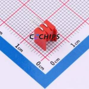 WAFER-HY2.0-2PWZ-R62 Wire-to-Board Pin Header Bent Lead Through Hole,P=2mm Connector 1x2P 2mm Right Angle Insert HY - Product Image 2