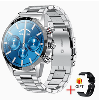 Reloj Inteligente con Monitor de Ritmo Cardíaco, Sueño y Estrés, Deportivo, IP68, Contesta Llamadas, Alarma, Pantalla AMOLED, Android