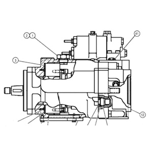 Pompe à piston hydraulique 6E-5072 0R-7661 |   Outils de réparation d'excavatrice |   Haute qualité |   Durable | - Product Image 1