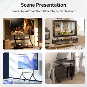 Bodenschutz Mobiler TV-Ständer Rollen M12 M10 M8 Gewinde Schraubrollen Verriegelbare Rollen für Stühle für LVT-Bodenbeläge - Product Image 6