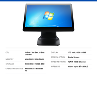 Mesin POS Layar Sentuh I5 Single Screen Kasir Supermarket Toko Retail Kafe Bar Meja Kasir Windows