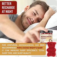 BioFlex Direct 1000mg Ashwagandha Gummies anti-stress saveur fraise naturelle Formule personnalisée pour adultes
