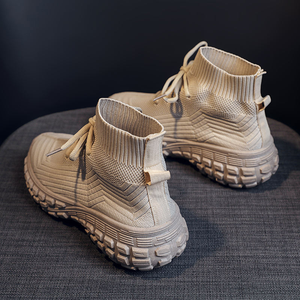 2026 New Luxury Designer Sneakers men Non-Slip <b>Rubber</b> Sole Fashion <b>Women</b> lace walking <b>Shoes</b> Thick Soled Tire chunky <b>Shoes</b> men - Product Image 5