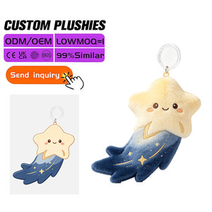 Porte-clés en peluche super doux Nuage Mignon Pluie 10cm Personnalisé Kawaii Coton PP OEM ODM 100 pièces MOQ Décoration de sac Cadeau Vente en gros - Product Image 2