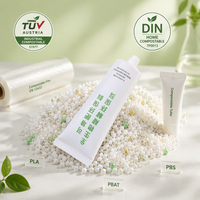 PBS PBAT Bahan Baku Resin Tabung Daur Ulang Komposabel Berkualitas Tinggi, Daya Cetak Baik, Pencetakan Efektif, Cetakan Injeksi, Kosmetik