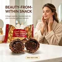 Boules de chocolat au collagène sur mesure, formule personnalisée, directement de l'usine, pour la santé des cheveux