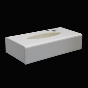2022 yeni tasarım yüksek kaliteli otel ofis banyo beyaz dikdörtgen doku tutucu akrilik doku kutusu kapağı - Product Image 3