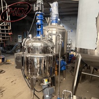 Homogénéisateurs industriels HD, émulsifiant, dispersant, mélangeur avec contrôle PLC pour détergent liquide, rouge à lèvres, mélange de produits chimiques, réservoir de mélange
