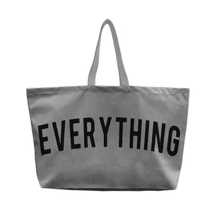 Popular Design Extra Heavy-weight Large Personalized Cotton Grocery Everything Canvas Tote Bag