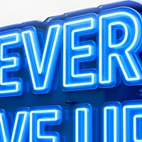 Letrero de Neón LED Acrílico Personalizado, Letrero Luminoso 3D Azul para Decoración de Pared, Letras Iluminadas para Hogar, Oficina, Estudio