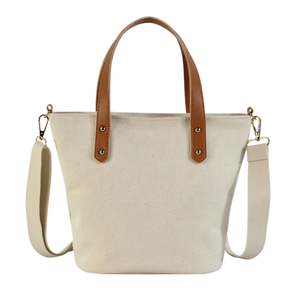 Bolsa de Compras con Logotipo, Linda, para la Vida Diaria, de Viaje, Colorida, de Algodón, Personalizable, Grande, de Lona - Product Image 1