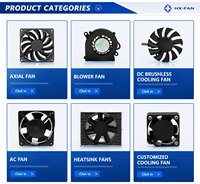 Ventilateur électronique sans balais 50x50x10mm 12V DC avec support à roulement à billes pour ordinateur industriel